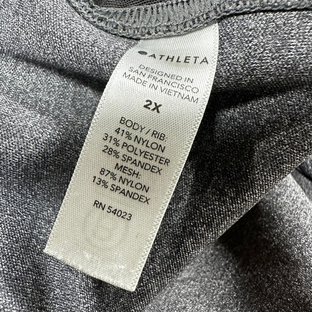 Athleta Venice Jogger High Rise Gray Pants Women's Size 2X FLAWED - Picture 7 of 11